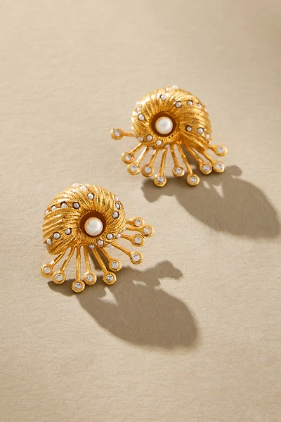 Joanna Laura Constantine Seashell Stud Earrings