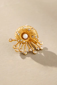 Joanna Laura Constantine Seashell Stud Earrings