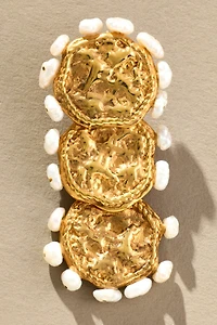 Joanna Laura Constantine Wave Pearl Earrings