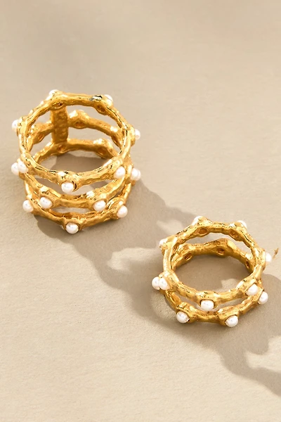 Joanna Laura Constantine Pearl Wave Pearls, Set of 2