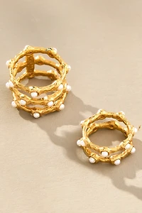 Joanna Laura Constantine Pearl Wave Pearls, Set of 2