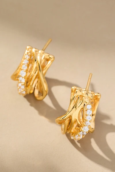 Joanna Laura Constantine Mini Multi-Wave Earrings