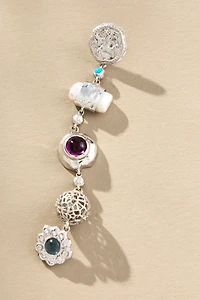 Joanna Laura Constantine Mismatched Stone Drop Earrings