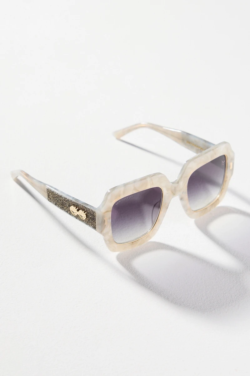 Transparent Bridgette Sunglasses