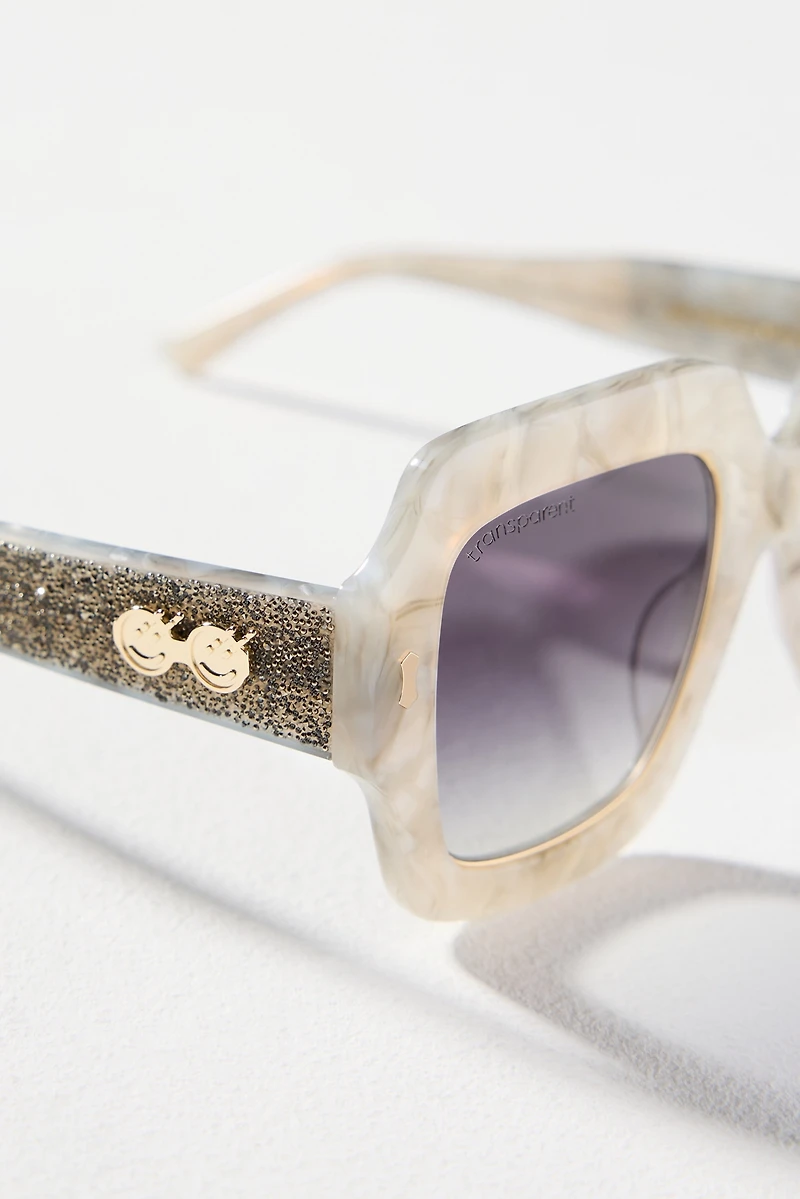 Transparent Bridgette Sunglasses