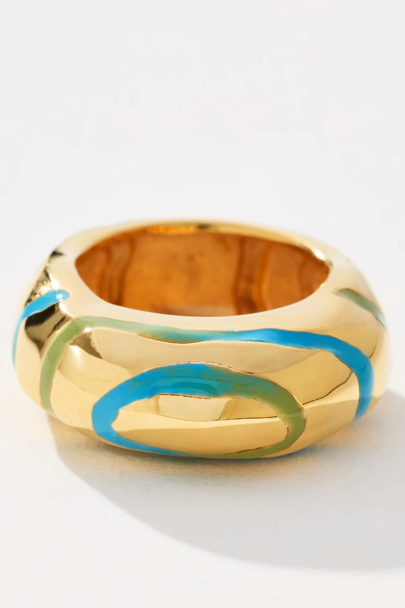 Joanna Laura Constantine Enamel Wave Ring