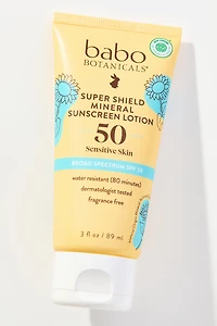 Babo Botanicals SPF 50 Super Shield Mineral Sunscreen Lotion