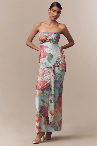 AFRM Rosalie Strapless Drop-Waist Maxi Dress