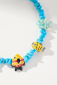 Mignonne Gavigan Calista Fish Beaded Strand Necklace