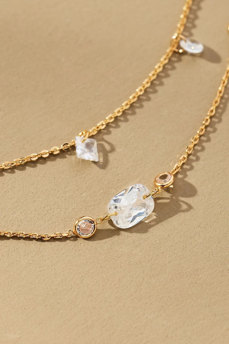 Baguette Crystal Necklace