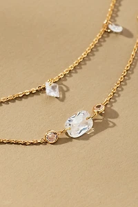 Baguette Crystal Necklace