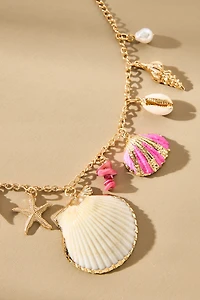 8 Other Reasons Large Shell Pendant Necklace