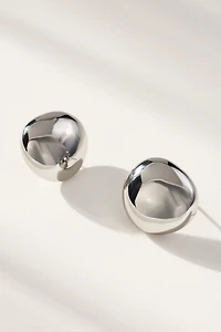 Ettika Polished Pebble Stud Earrings