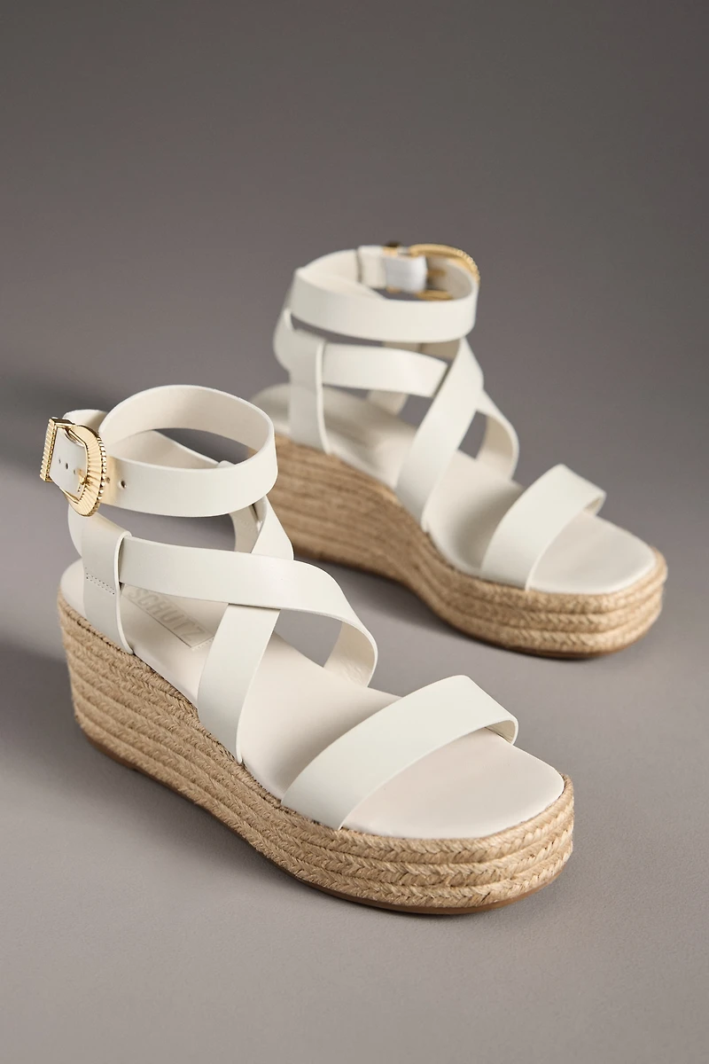 Schutz Harper Flatform Wedge Sandals