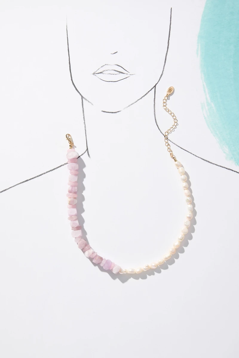 8 Other Reasons Split Pearl Necklace