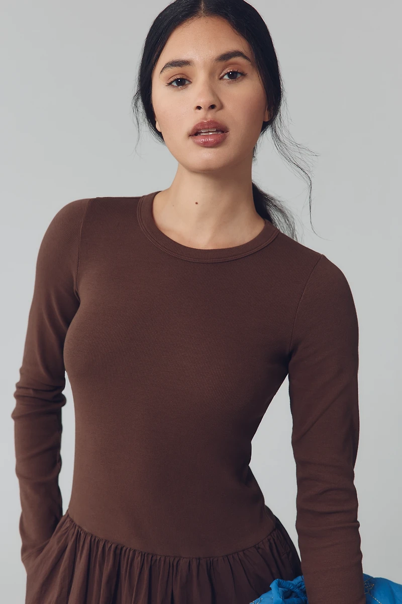 Velvet by Graham & Spencer Dolce Long-Sleeve Midi Dress