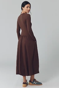 Velvet by Graham & Spencer Dolce Long-Sleeve Midi Dress
