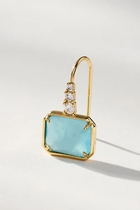 Faceted Stone Drop Earrings