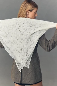 Crochet Triangle Scarf