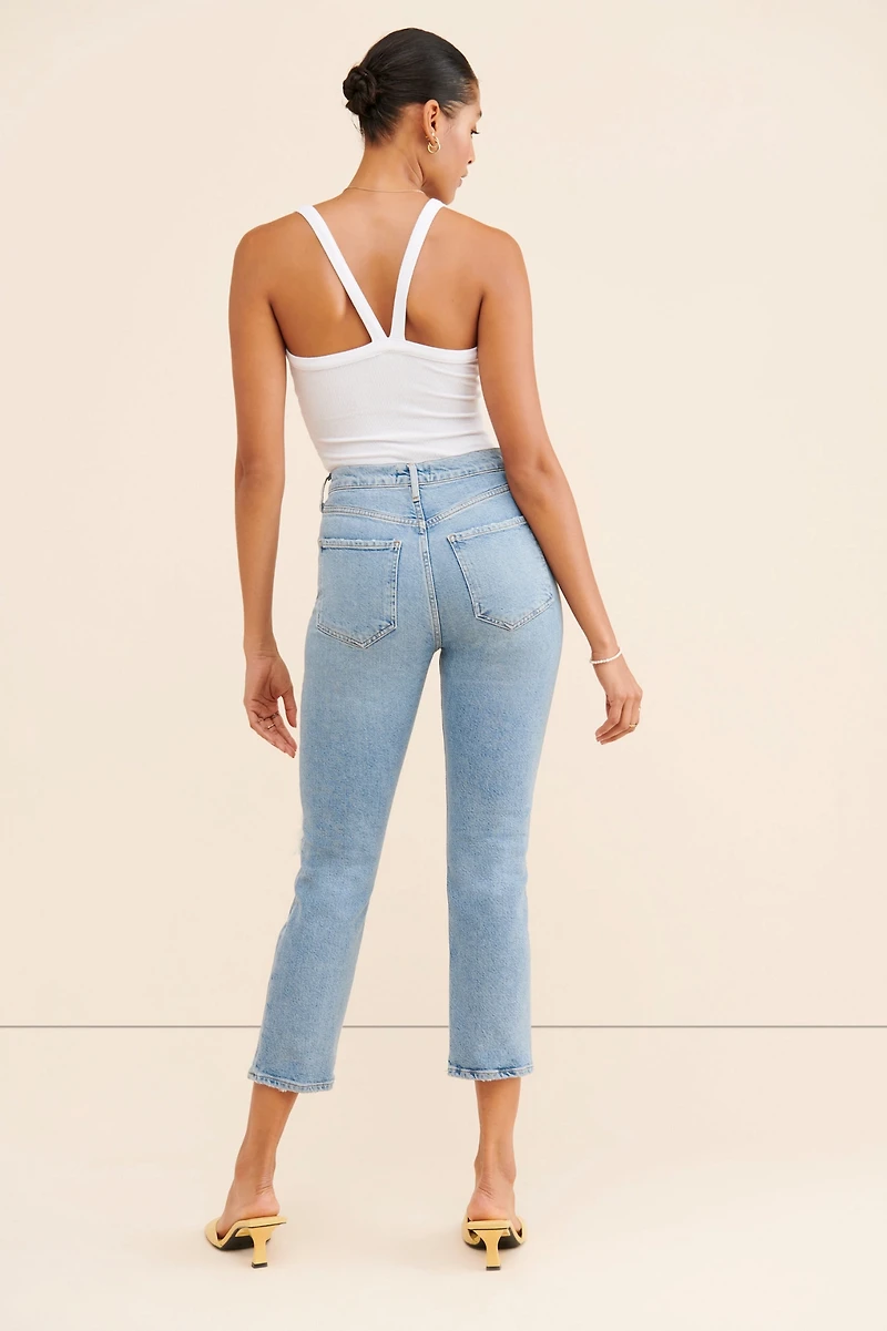 AGOLDE Riley Whiplash Slim Straight Jeans