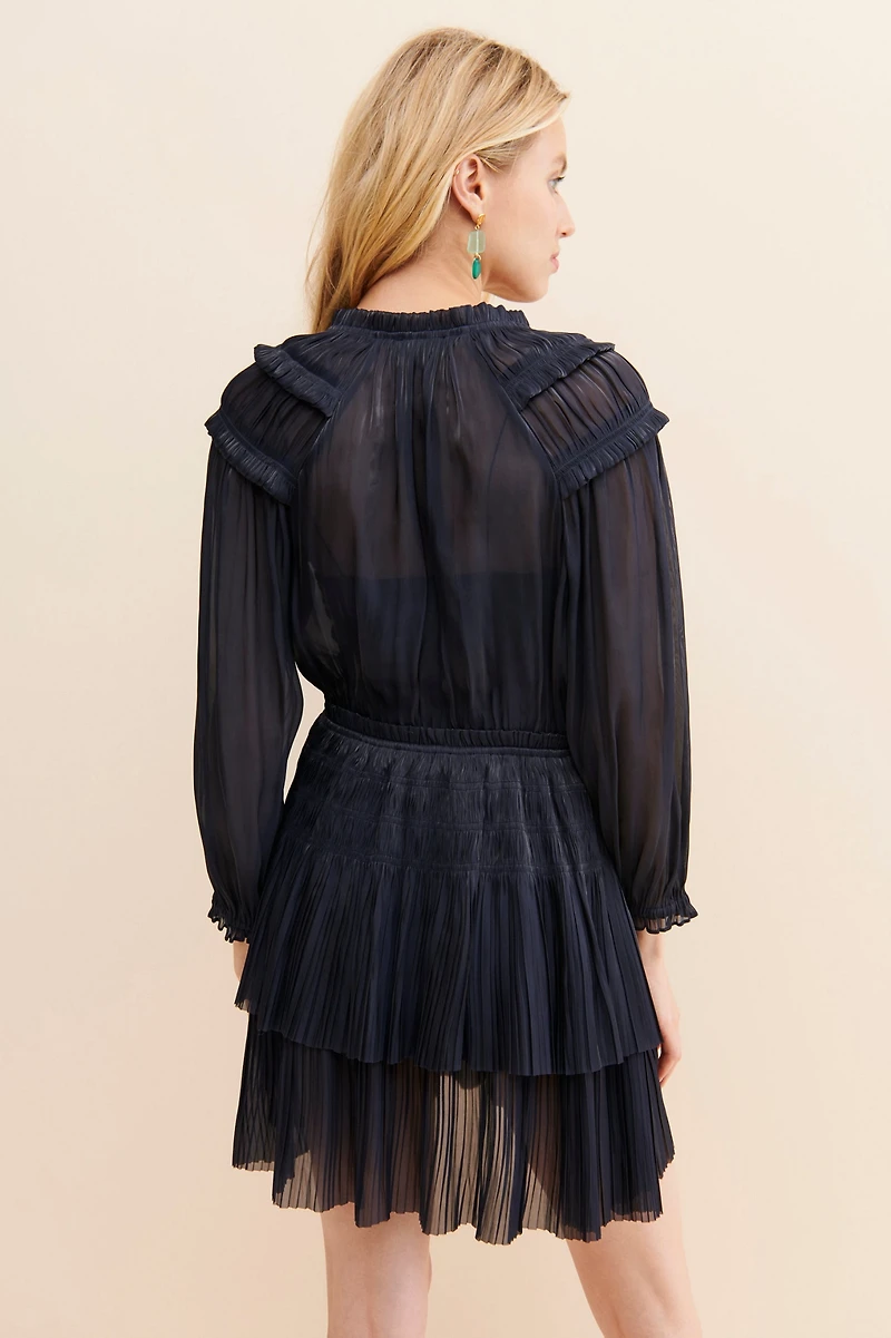 Current Air Pleated Mini Dress