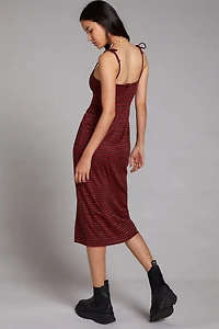 Hutch Plaid Midi Dress