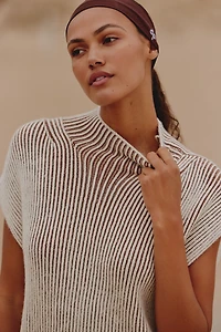 Varley Lauren Plated Knit Tank Top
