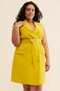 Eloquii Sleeveless Trench Dress