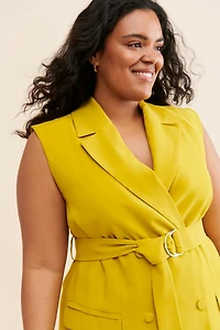 Eloquii Sleeveless Trench Dress