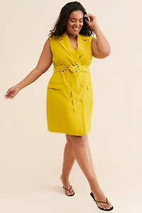 Eloquii Sleeveless Trench Dress