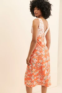 4SI3NNA Mixed Print Slip Dress