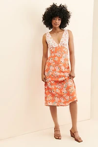 4SI3NNA Mixed Print Slip Dress