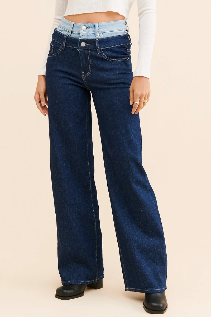 Warp + Weft Nce Double Vision Jeans