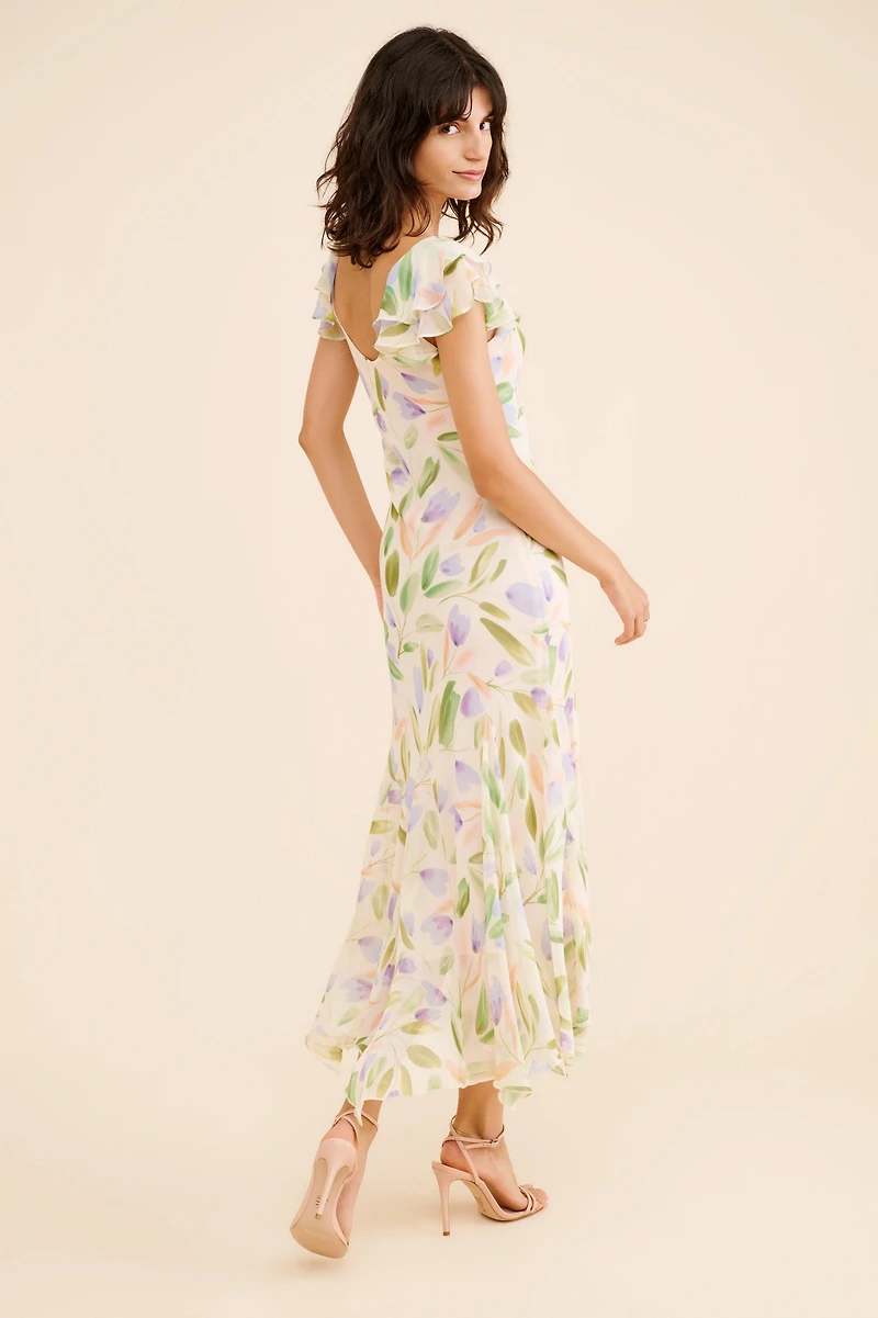 ASTR the Label Wisteria Midi Dress