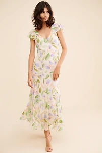 ASTR the Label Wisteria Midi Dress