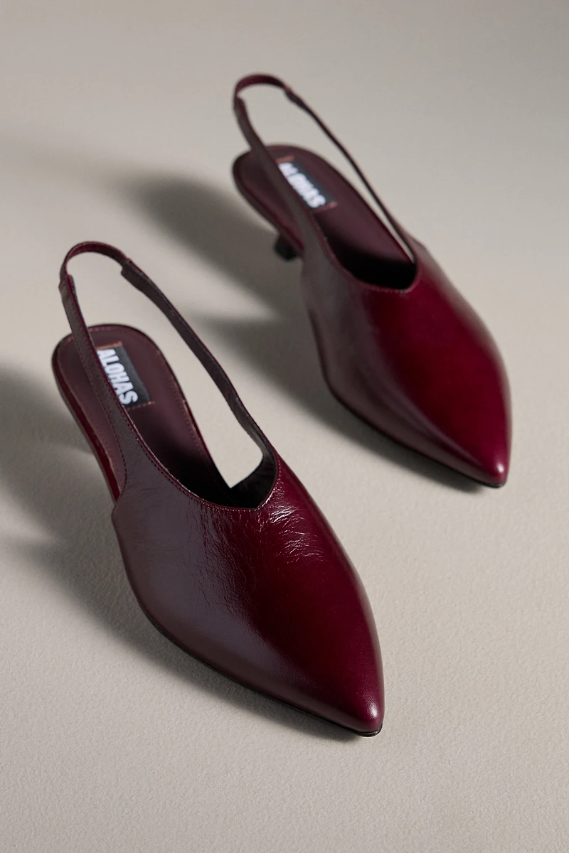 ALOHAS Eros Slingback Kitten Keels