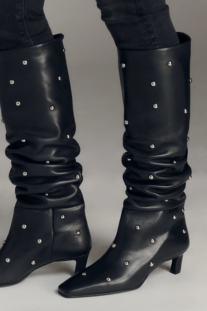 ALOHAS Kalila Studded Scrunch Boots