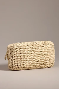 Stoney Clover Lane Raffia Small Pouch