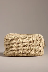 Stoney Clover Lane Raffia Small Pouch