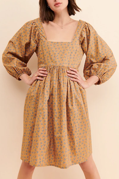 Just Female Floral Babydoll Dress