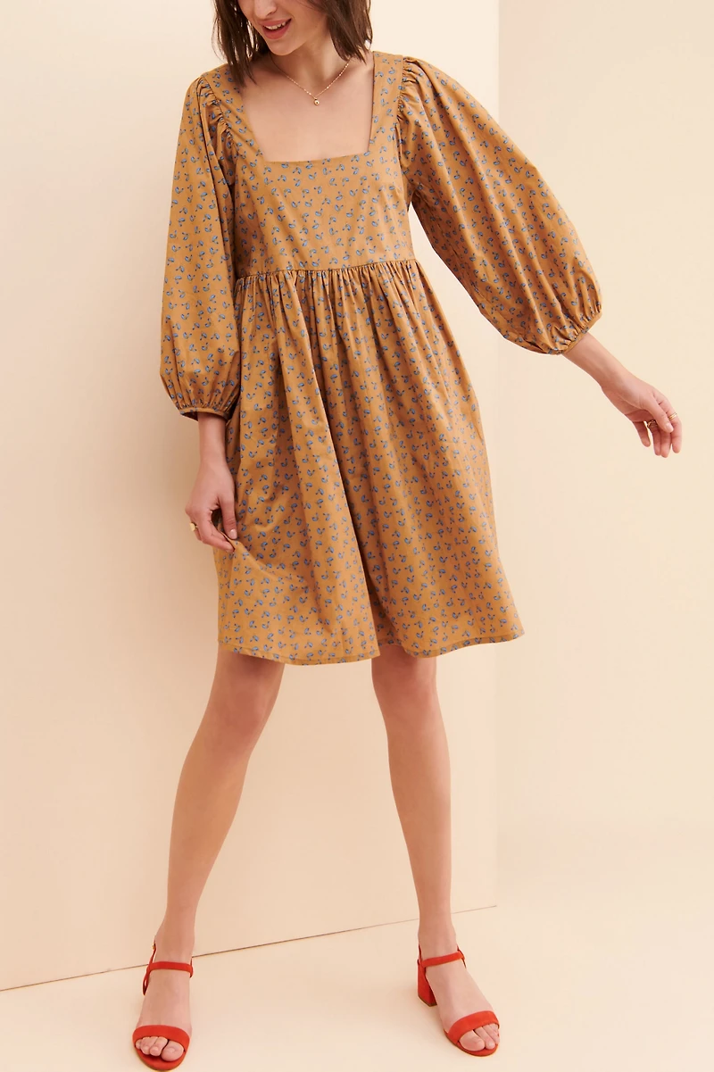 Just Female Floral Babydoll Dress