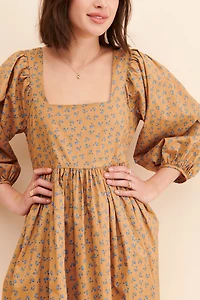 Just Female Floral Babydoll Dress