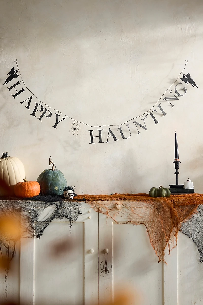 Happy Haunting Iron Garland