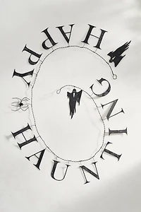 Happy Haunting Iron Garland