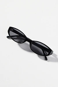 Reality Eyewear Velvet Kitten Slim Oval Sunglasses