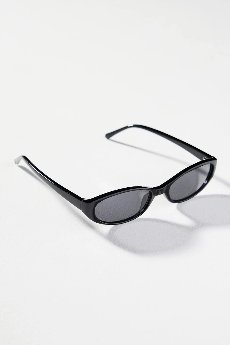 Reality Eyewear Velvet Kitten Slim Oval Sunglasses