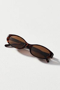 Reality Eyewear Velvet Kitten Slim Oval Sunglasses