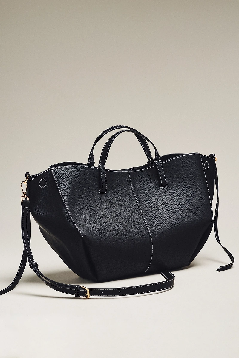 Top-Handle Long Tote