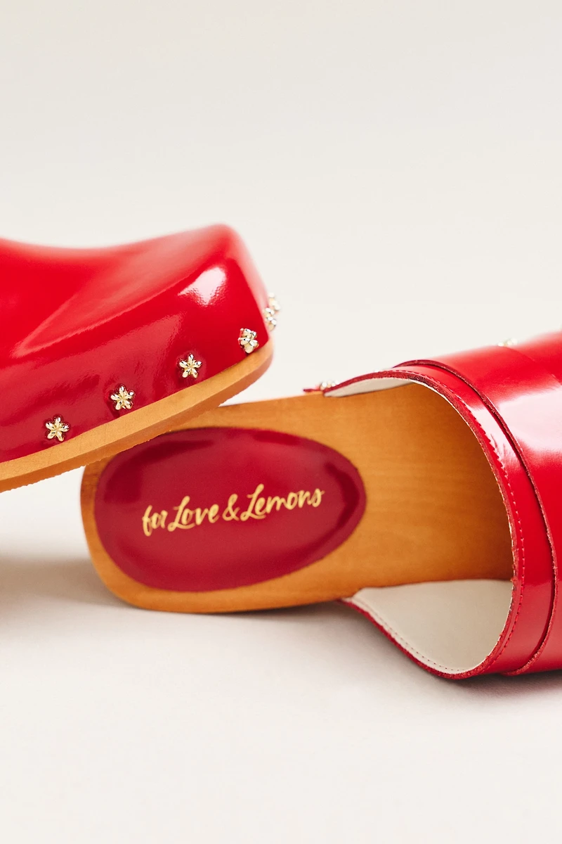 For Love & Lemons Adahlia Clogs