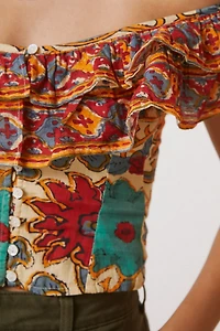 Love The Label Ava Floral Crop Top